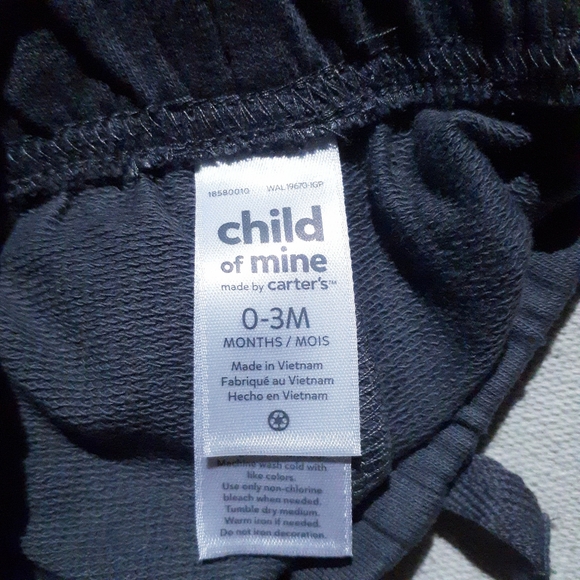 Carters Child of mine baby boy gray pants - Picture 4 of 4